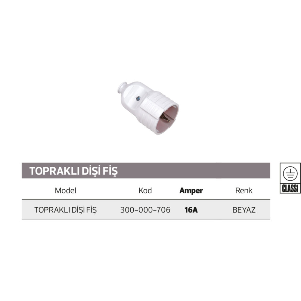 Topraklı Dişi Fiş - Görsel 2
