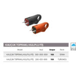 Kauçuk Topraklı Kulplu Fiş - Görsel 2