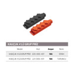 Kauçuk 4’Lü Grup Priz - Görsel 2